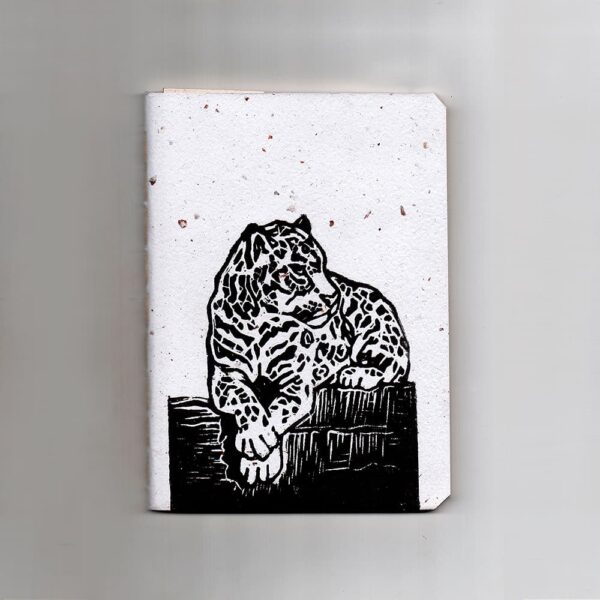 Cuaderno Jaguar Acostado A5 Fondo Blanco