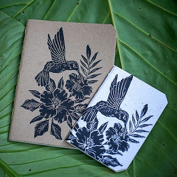 Cuaderno Colibrí A5 Fondo Carton